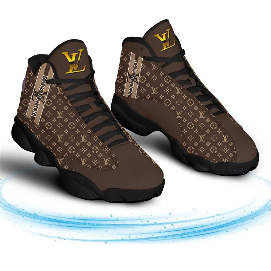 Louis Vuitton Monogram High-Top Sneaker Jordan 13 Stylish Luxury