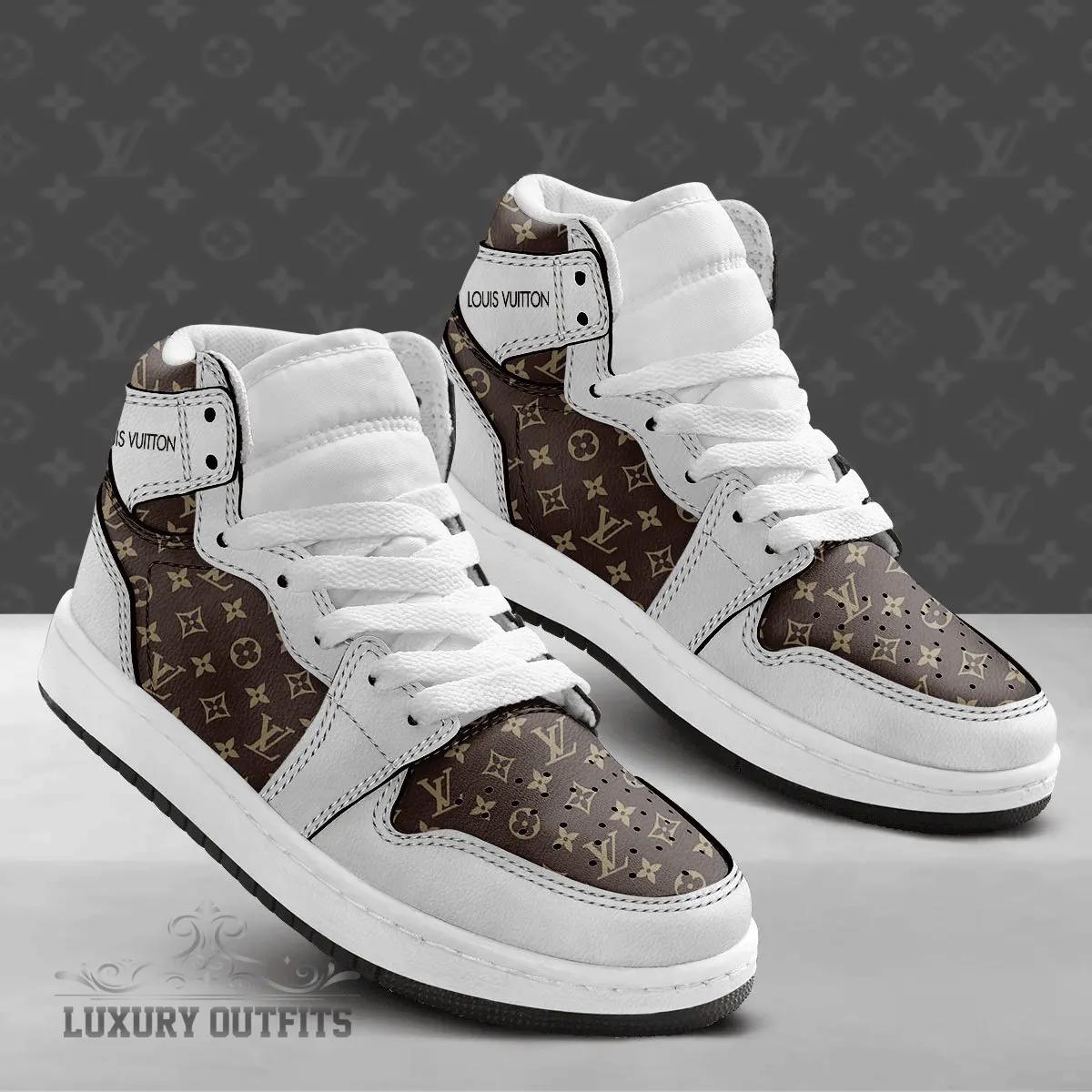 Louis Vuitton Monogram High-Top Sneakers