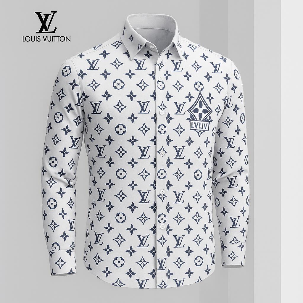 Louis Vuitton Monogram Long Sleeves Shirt Premium Statement Piece