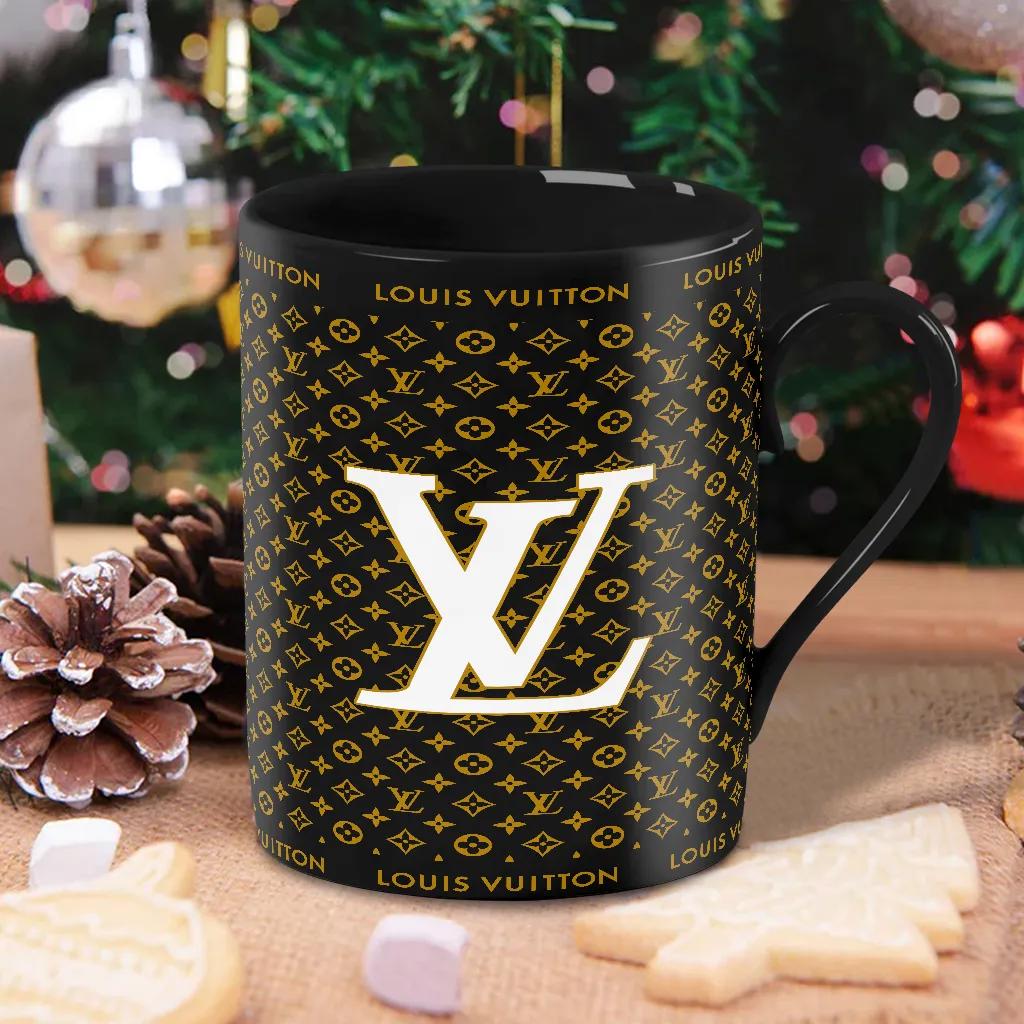 Louis Vuitton Monogram Luxe Mug – Black and Gold Edition