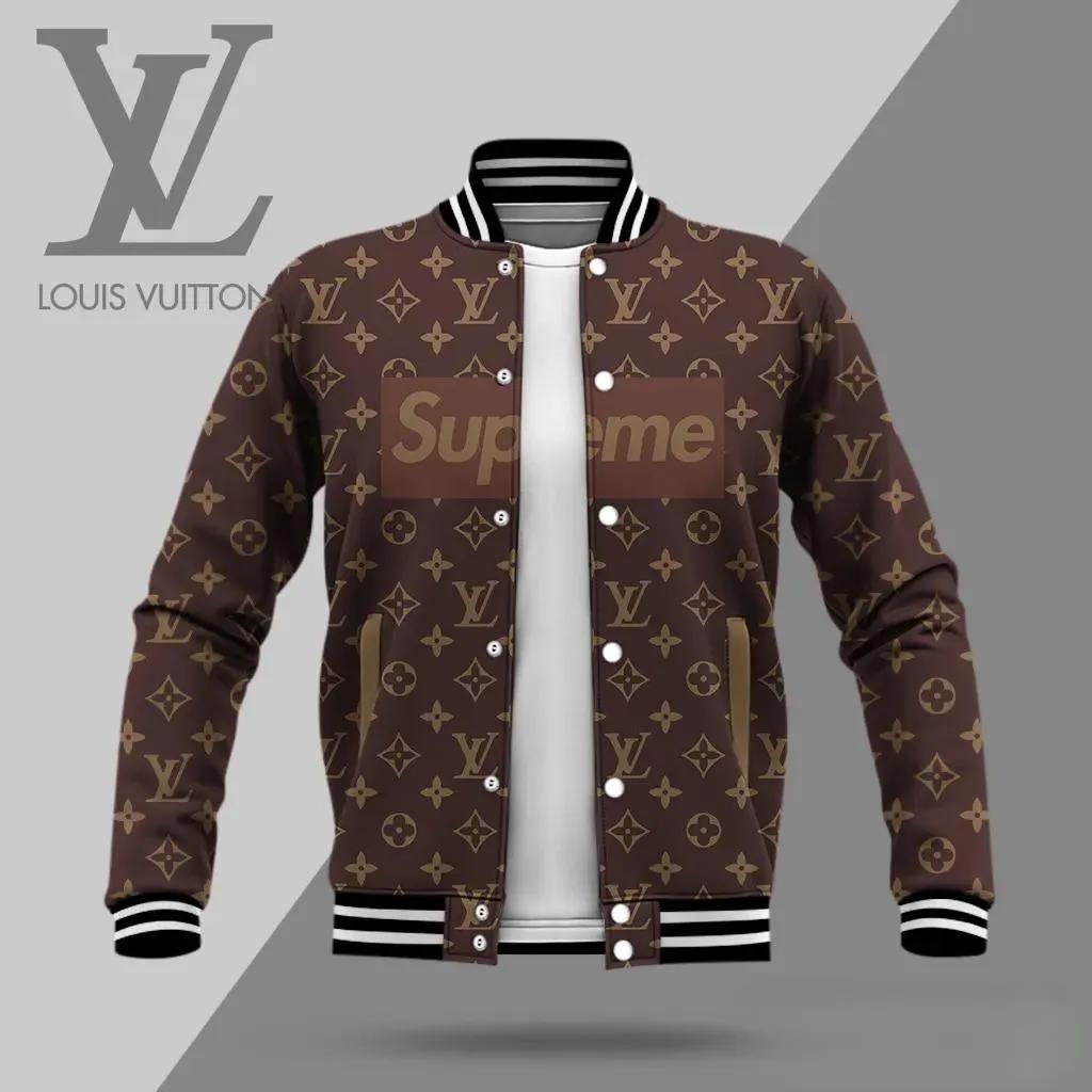 Louis Vuitton Monogram Premium Statement Varsity Jacket
