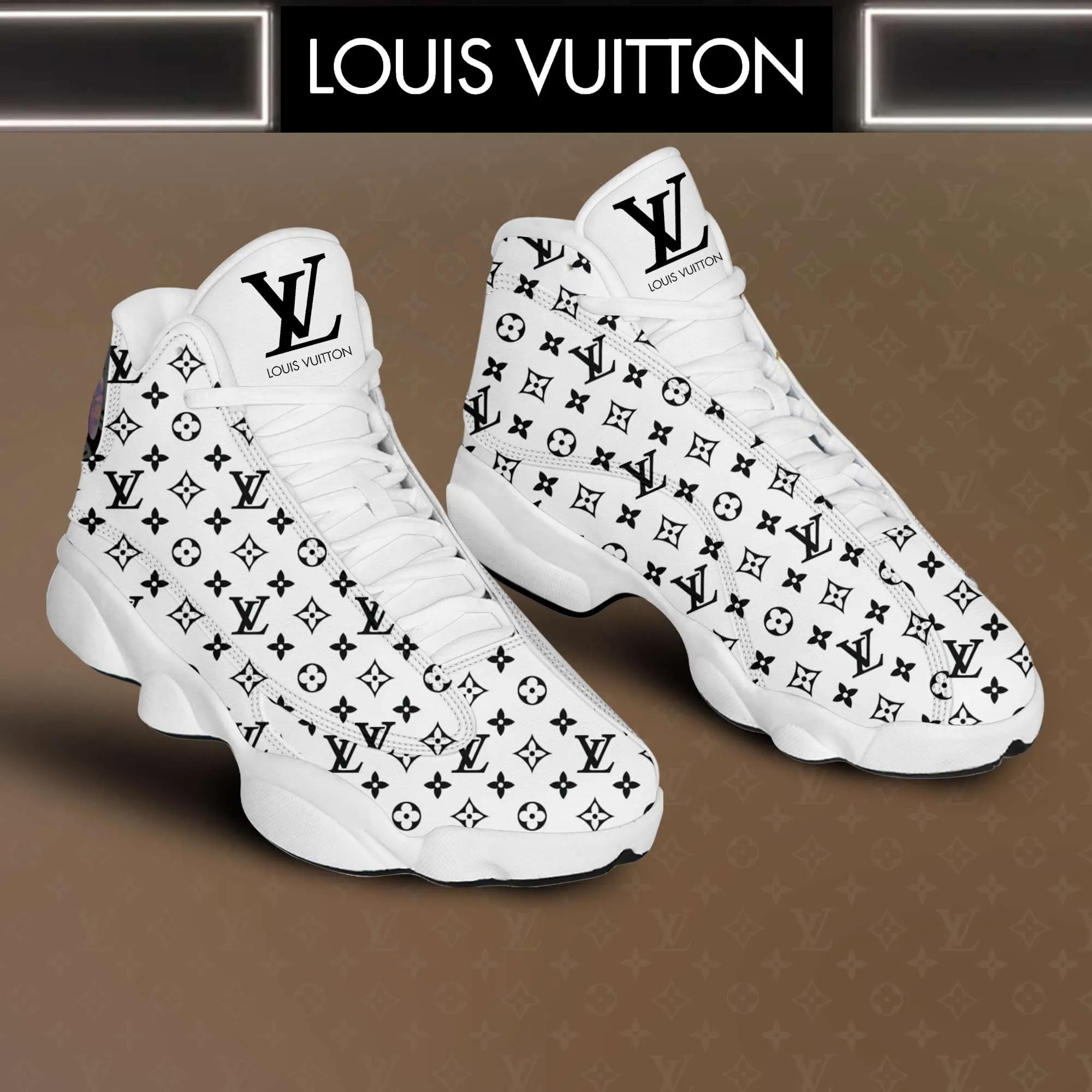 Louis Vuitton Monogram Sneaker High Top Jordan 13 Statement Edition