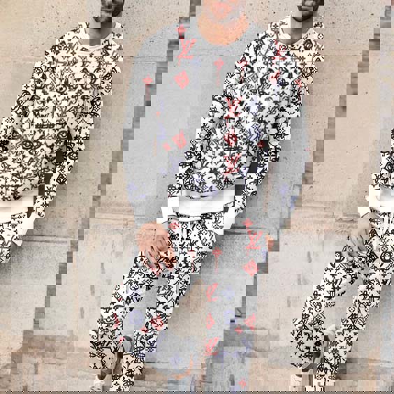 Louis Vuitton Monogram Sweater And Pants Set | Statement Piece