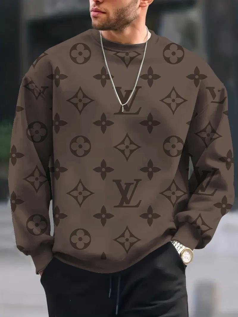 Louis Vuitton Monogram Sweatshirt Modern Iconic Brown