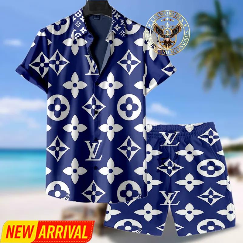 Louis Vuitton Navy Monogram Beachwear Set