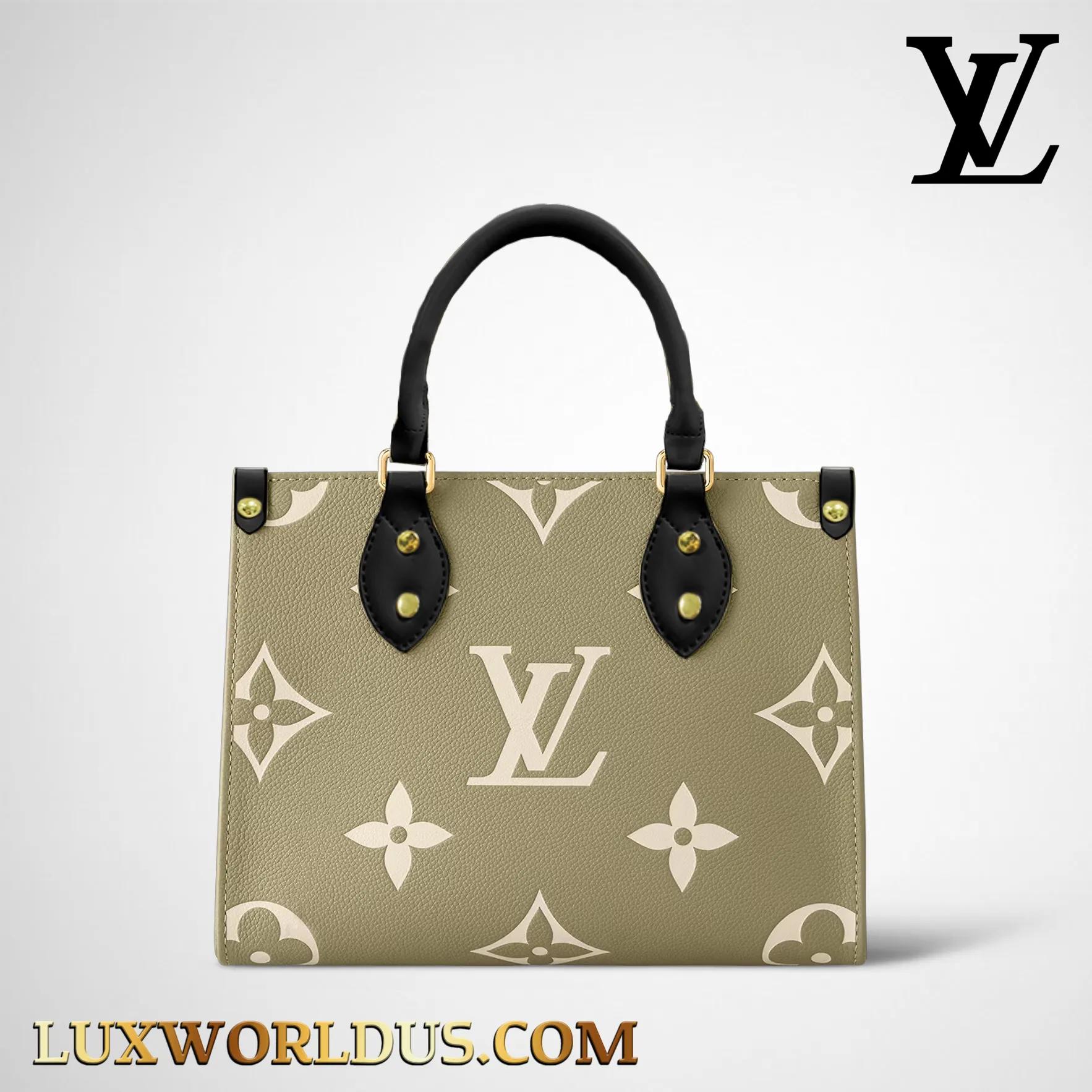Louis Vuitton Olive Monogram Tote Elegance
