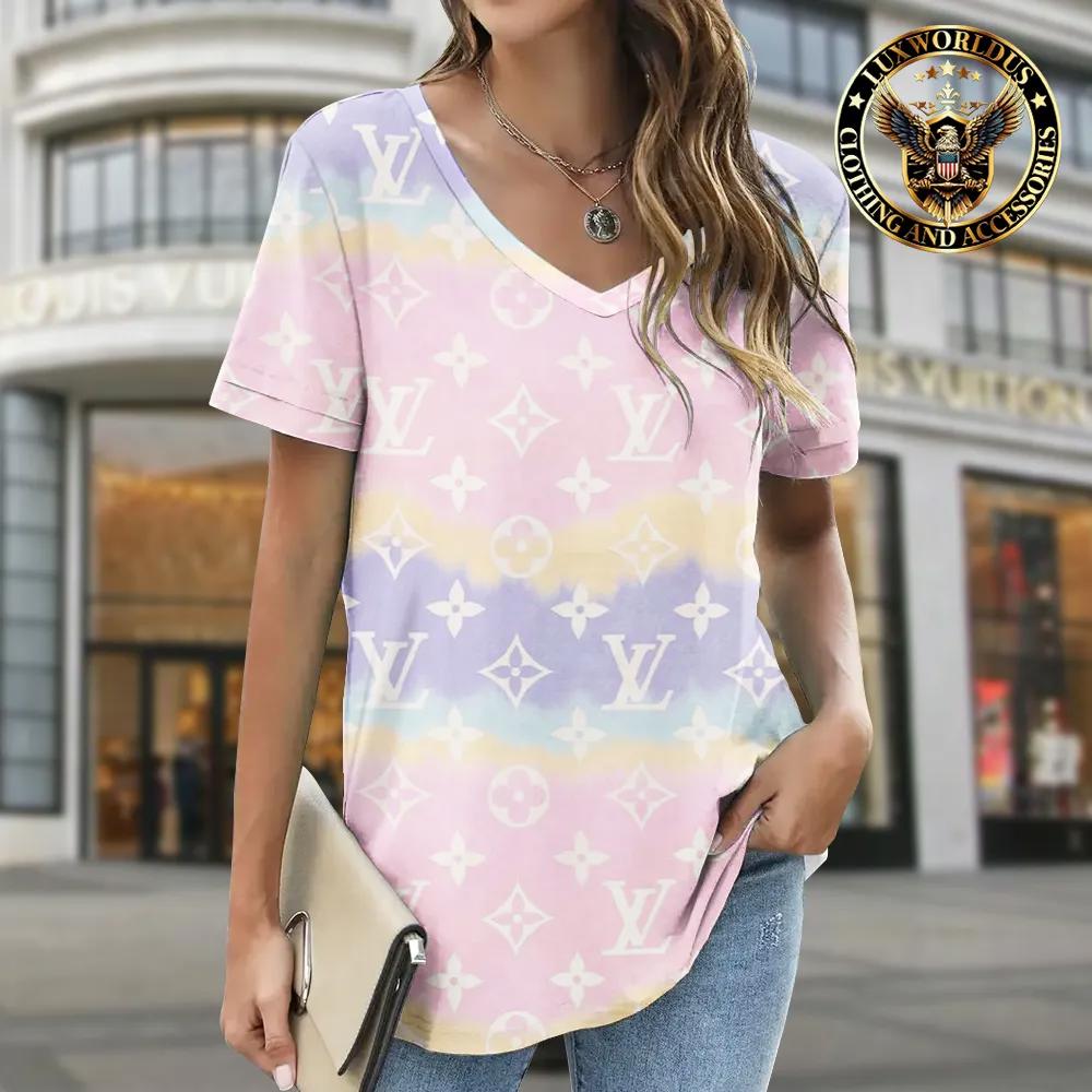 Louis Vuitton Pastel Gradient Monogram T-Shirt