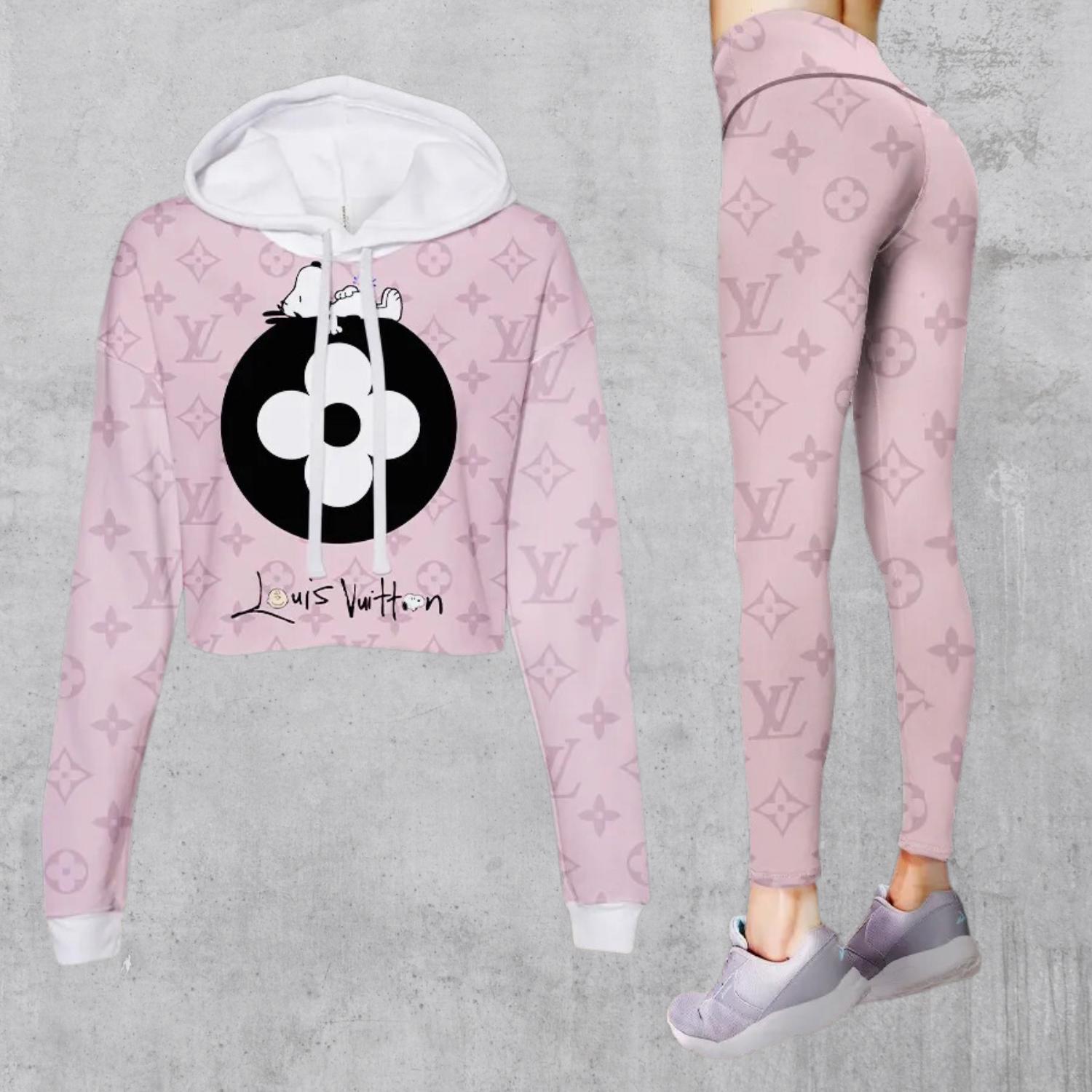 Louis Vuitton Pastel Pink Legging Set