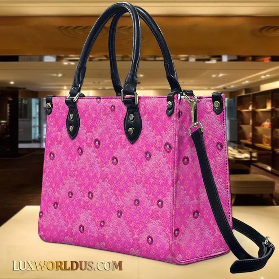 Louis Vuitton Pink Ostrich Statement Bag