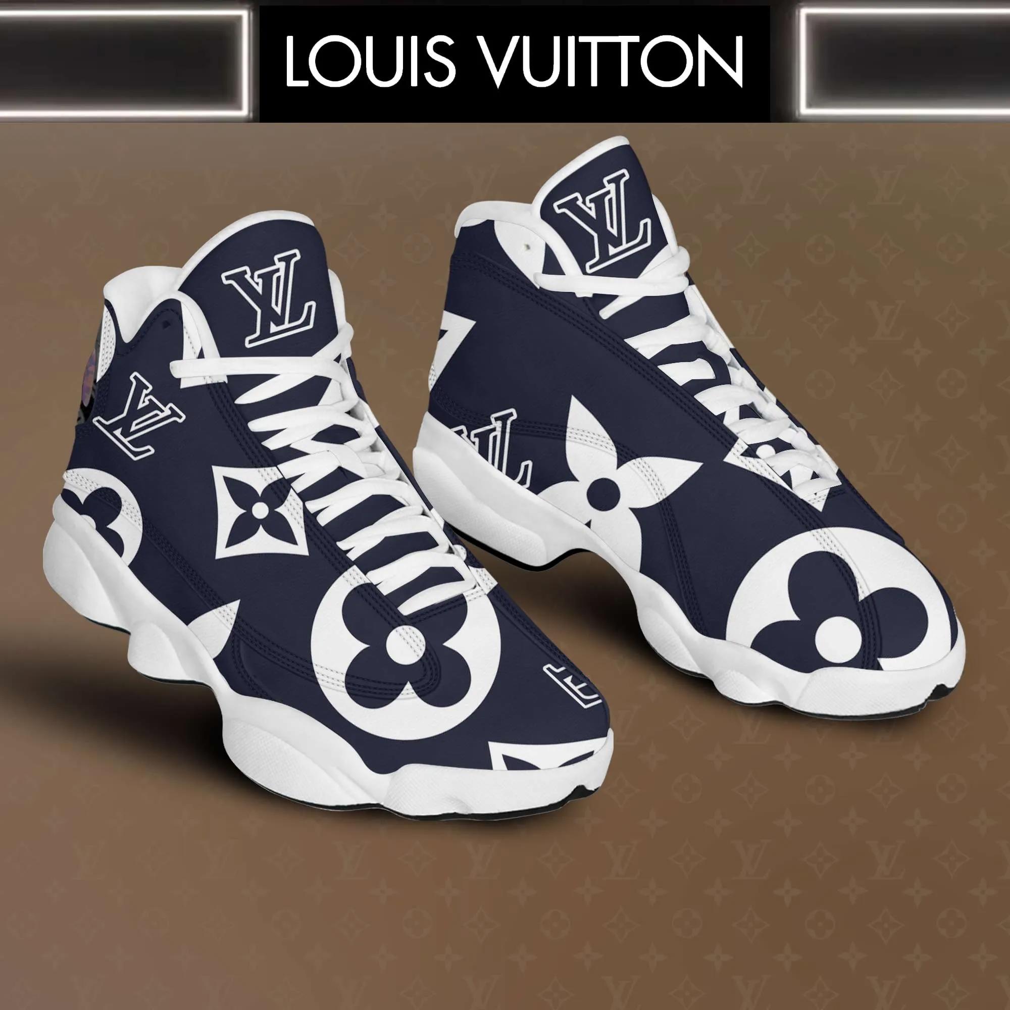 Louis Vuitton Premium Sneaker Navy Luxe Statement Piece