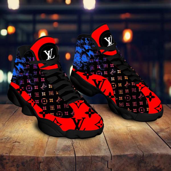 Louis Vuitton Red Monogram Sneaker Modern Statement Piece
