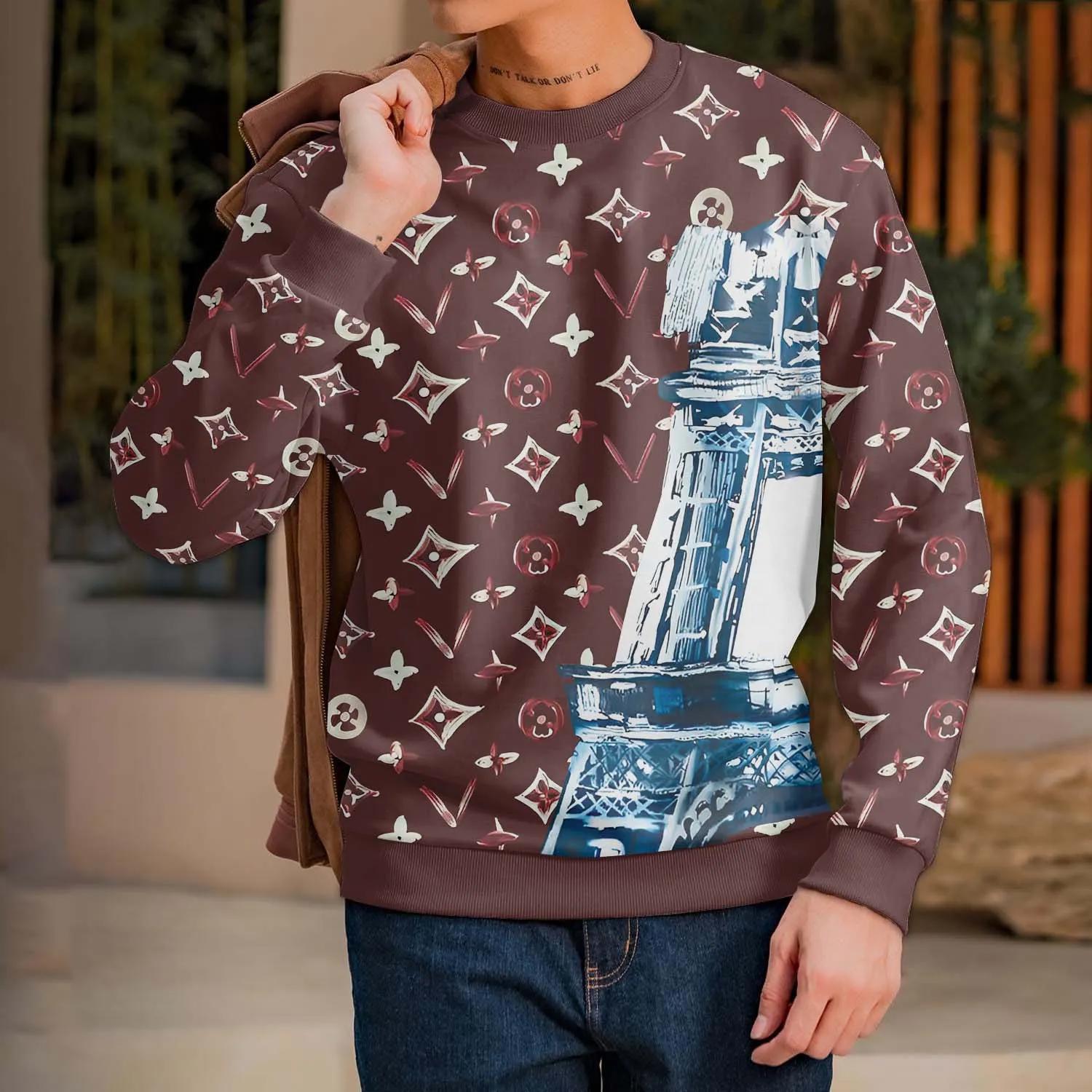 Louis Vuitton Statement Art Print Crewneck Sweatshirt