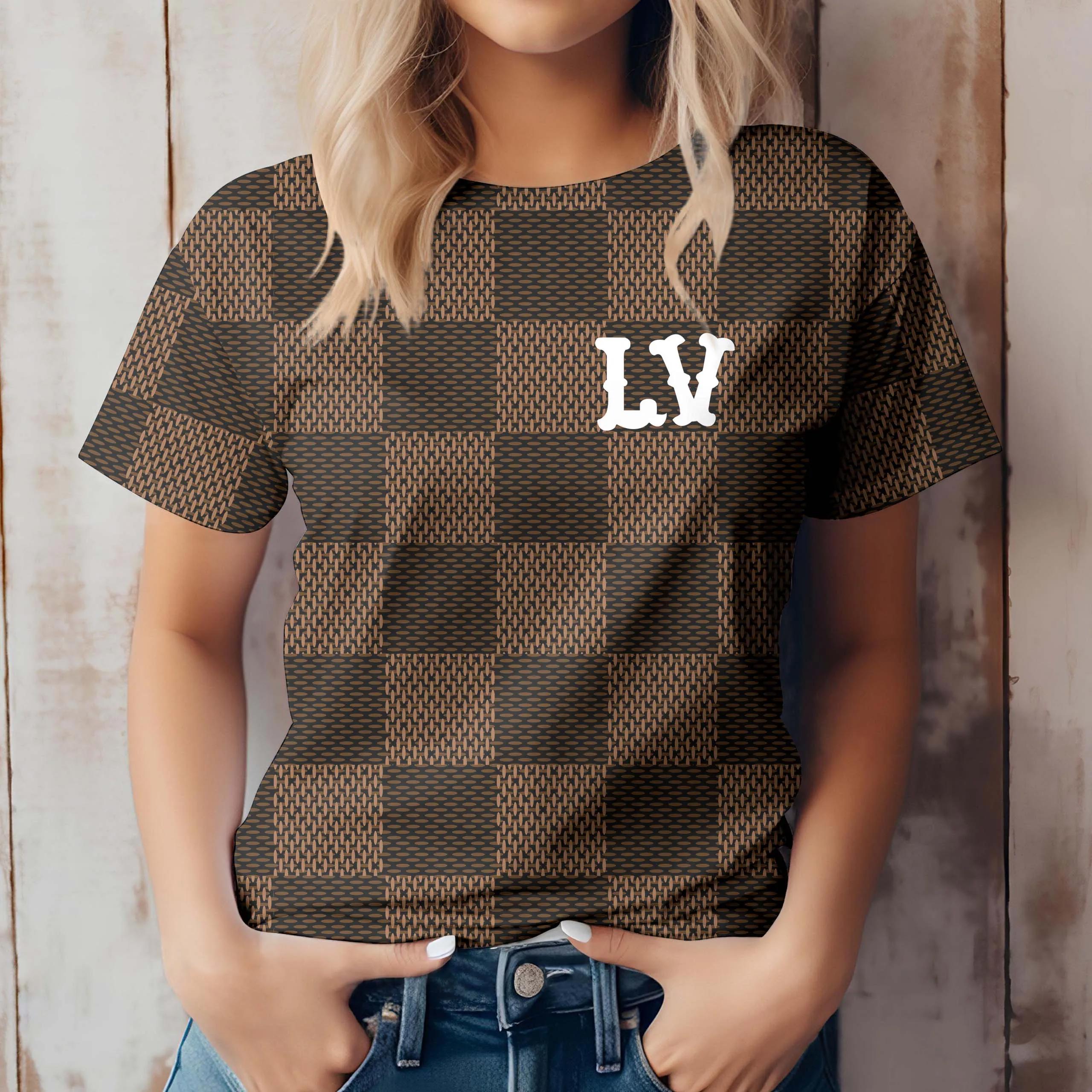 Louis Vuitton Statement Checkerboard T-Shirt