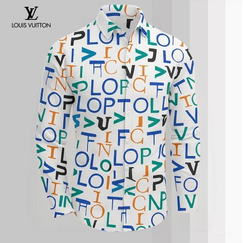 Louis Vuitton Statement Collage Long Sleeves Shirt