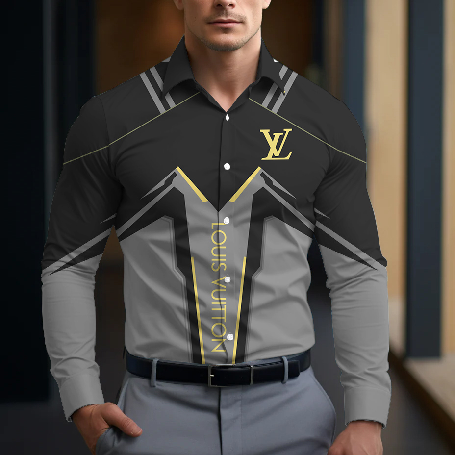 Louis Vuitton Statement Long Sleeves Shirt Modern Edgy