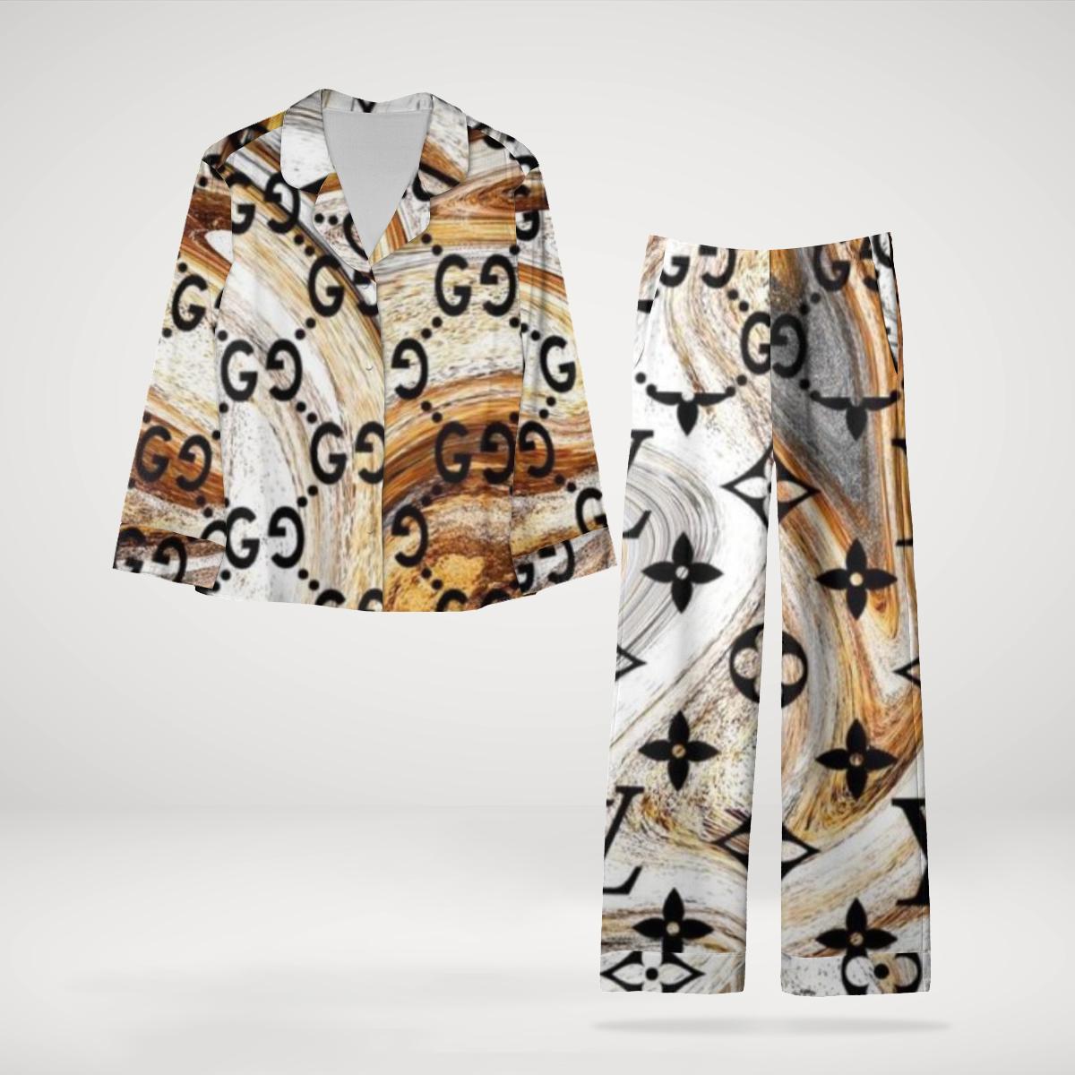 Louis Vuitton Statement Marble Print Suit Set