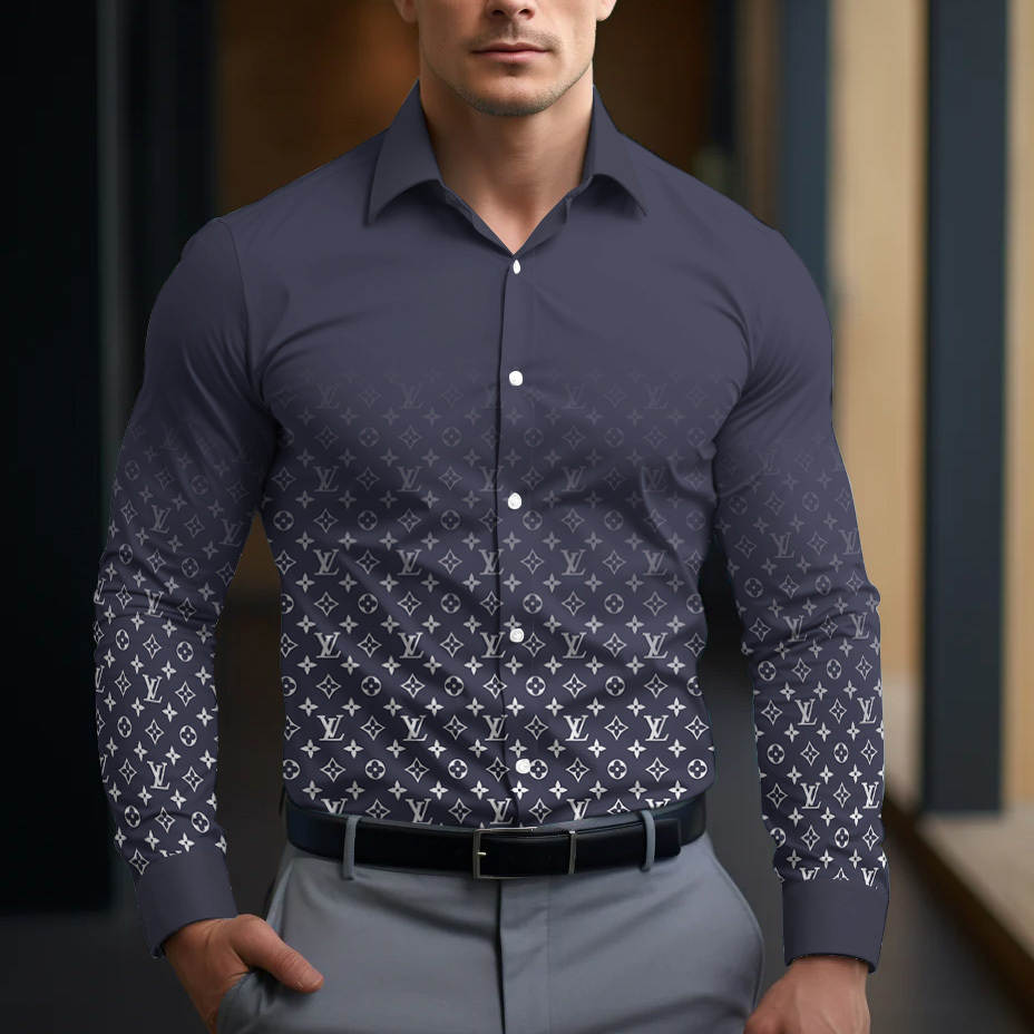 Louis Vuitton Statement Monogram Long Sleeves Shirt