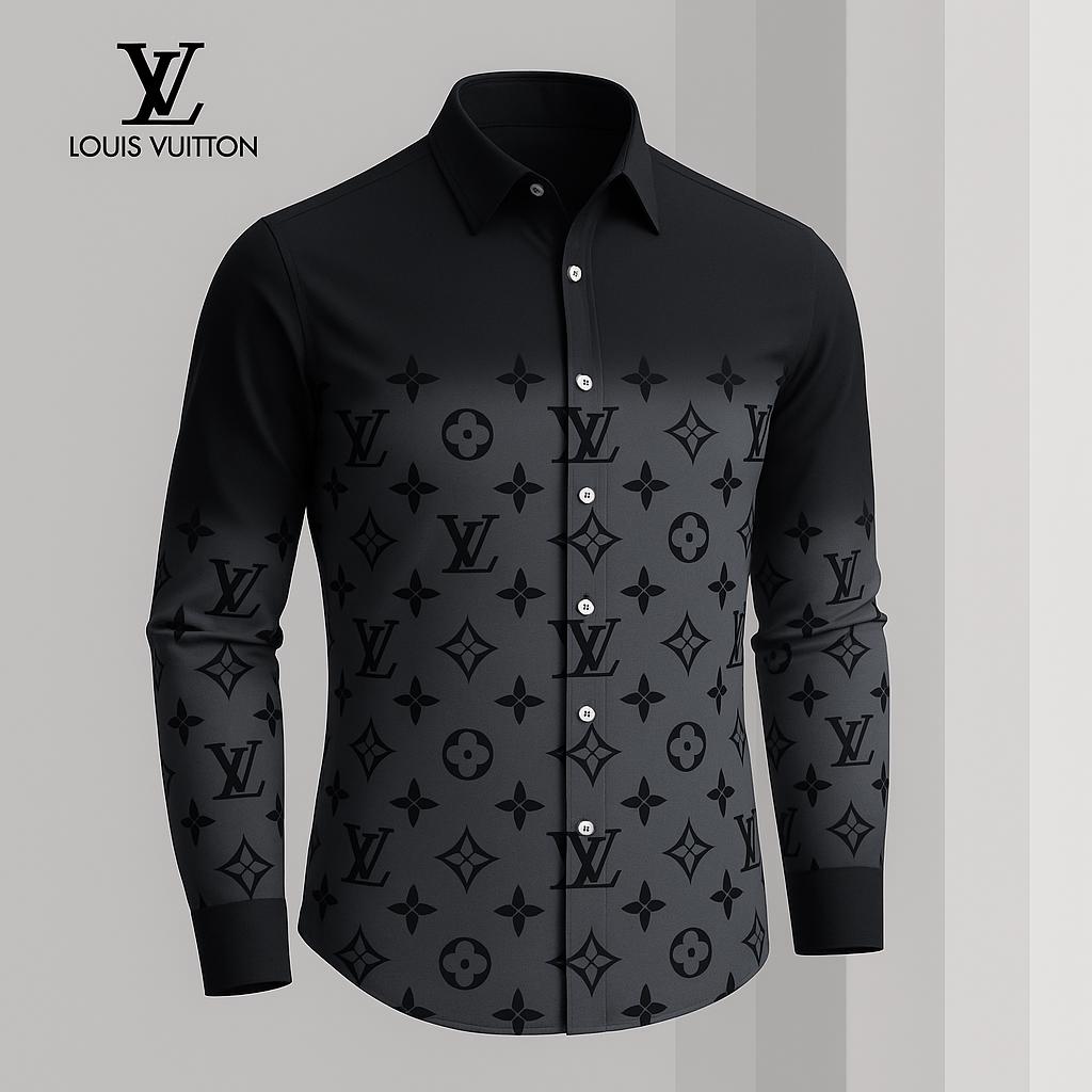 Louis Vuitton Statement Monogram Luxury Long Sleeves Shirt