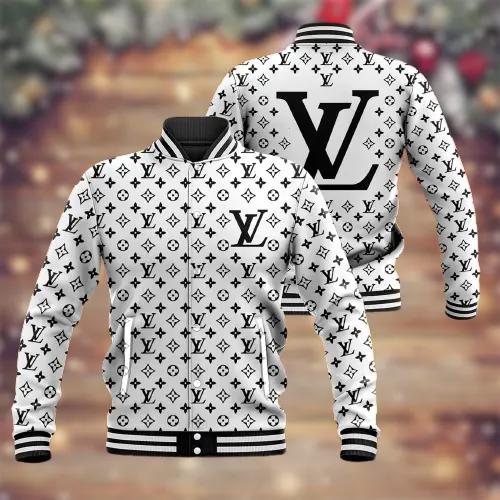 Louis Vuitton Statement Monogrammed Varsity Jacket