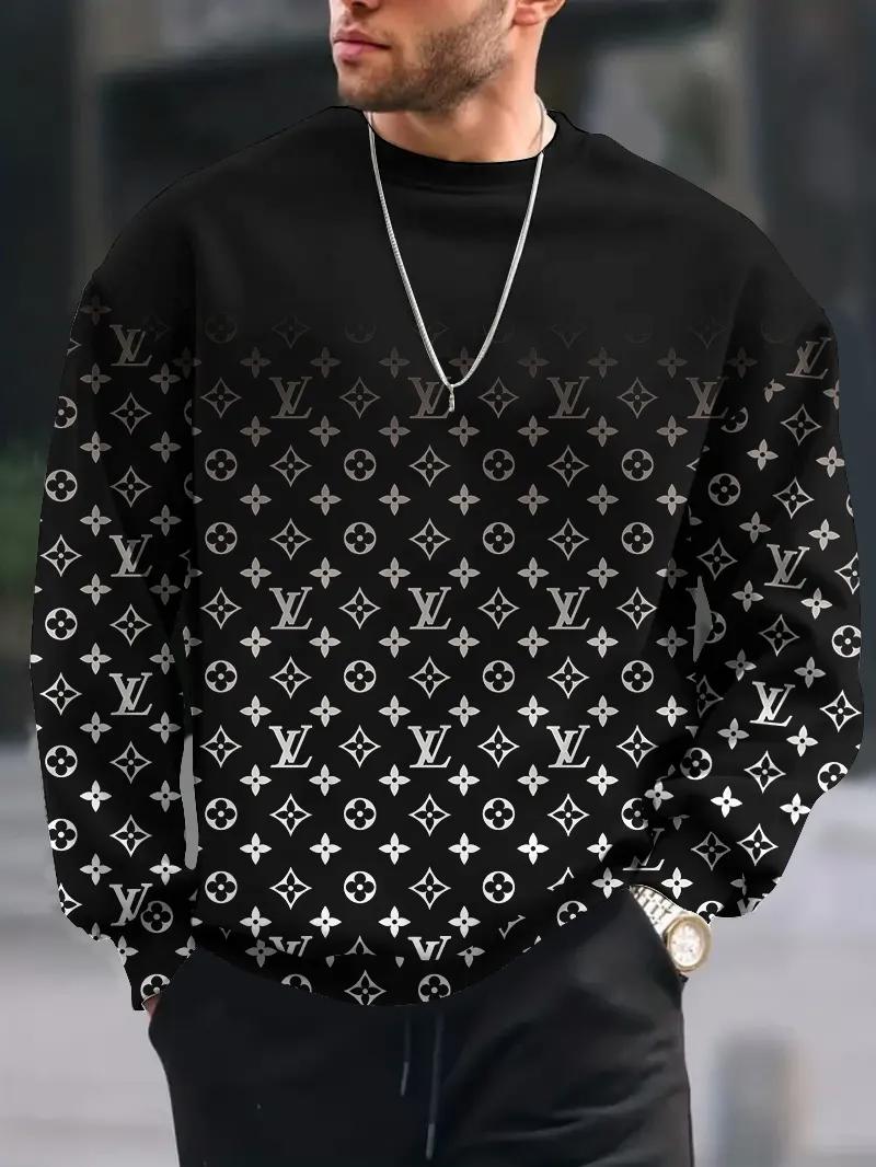 Louis Vuitton Statement Piece in Monogram Print Sweater