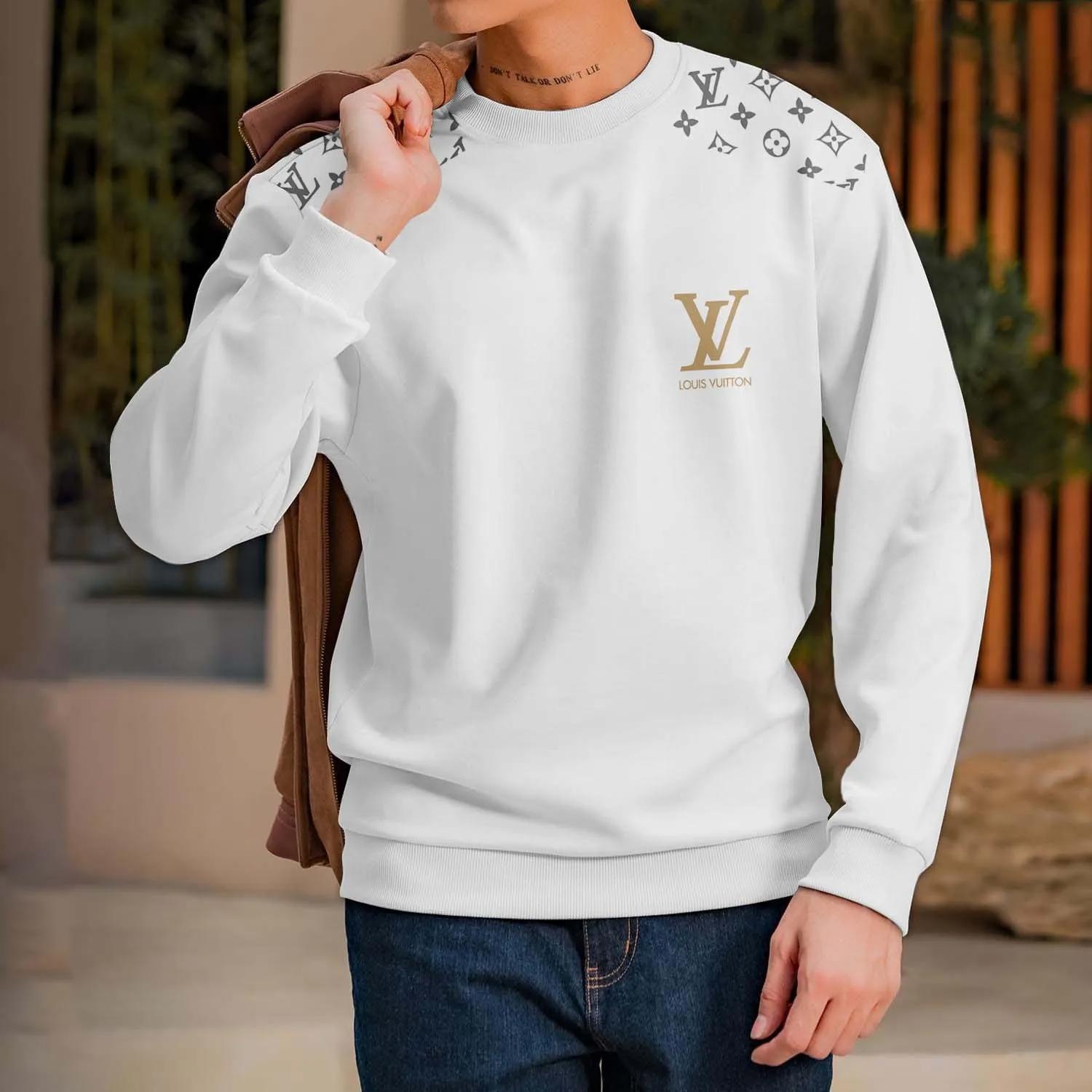 Louis Vuitton Statement Piece in White and Monogrammed Accents