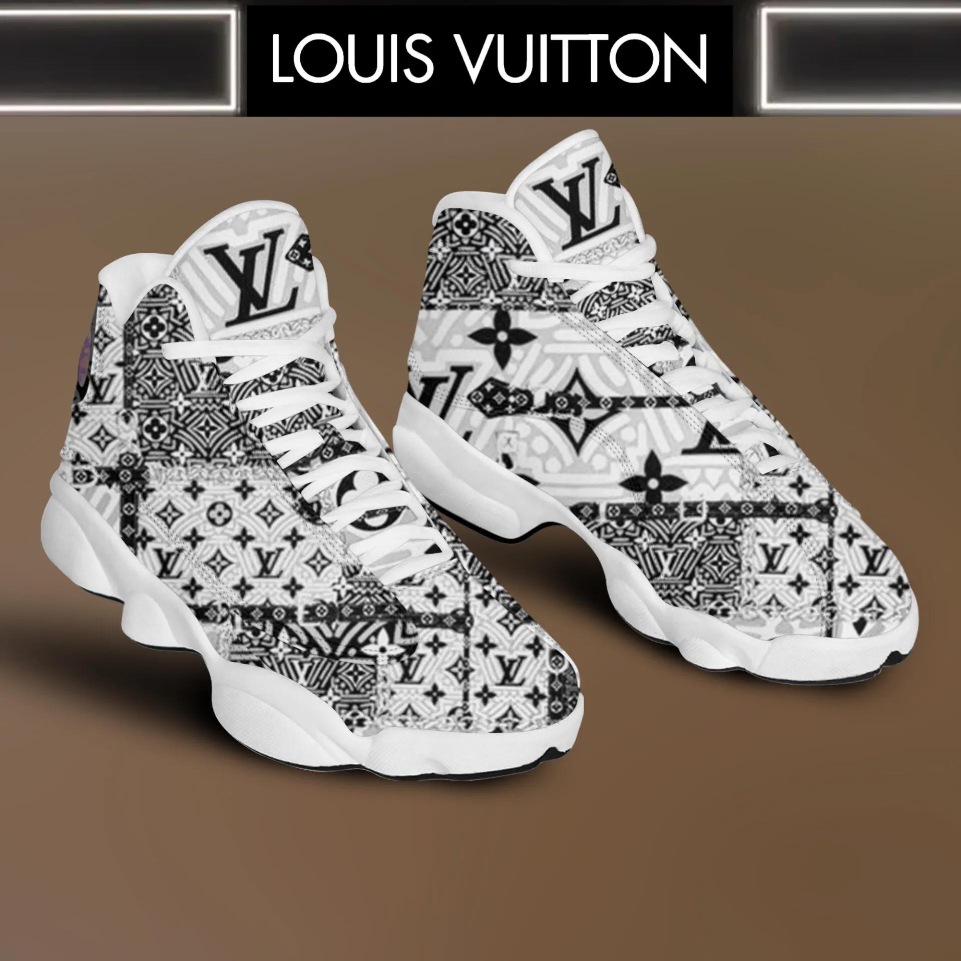 Louis Vuitton Statement Sneaker High-top Black & White Monogram Luxe