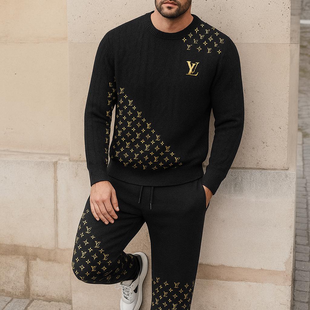 Louis Vuitton Statement Sweater And Pants Set