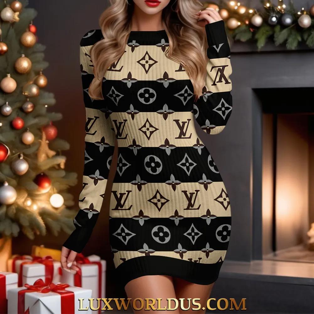 Louis Vuitton Statement Sweater Dress Elegance
