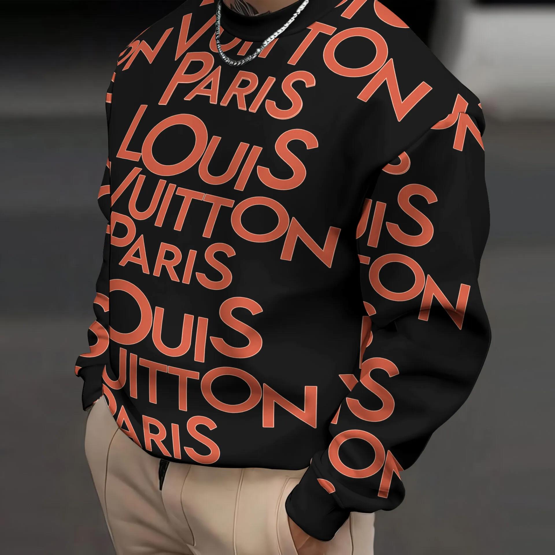Louis Vuitton Statement Sweater in Iconic Bold Print