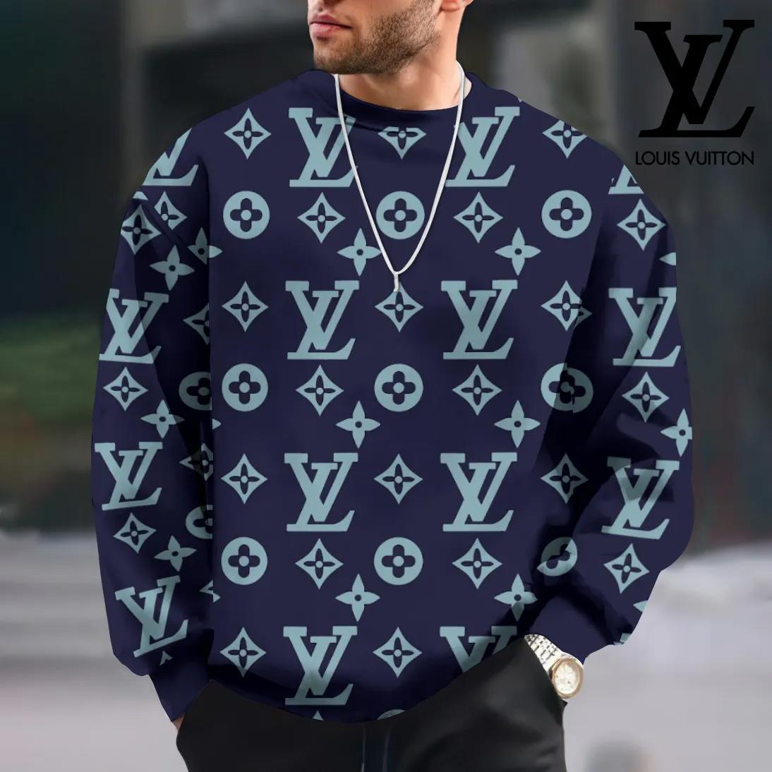 Louis Vuitton Statement Sweater in Midnight Blue