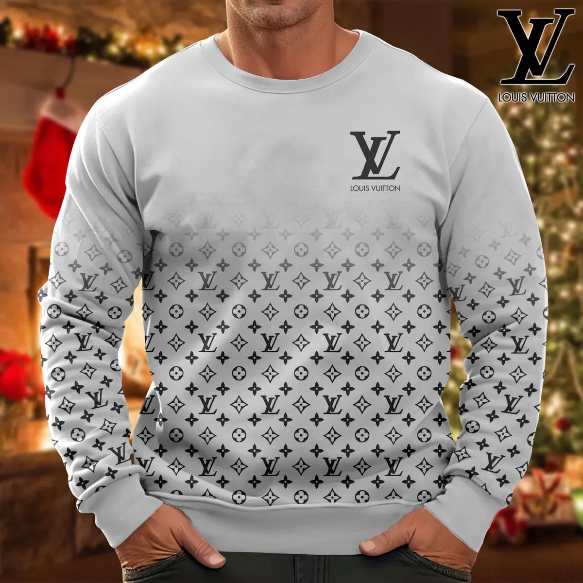 Louis Vuitton Statement Sweater Luxe Monogrammed Iconic Sweatshirt