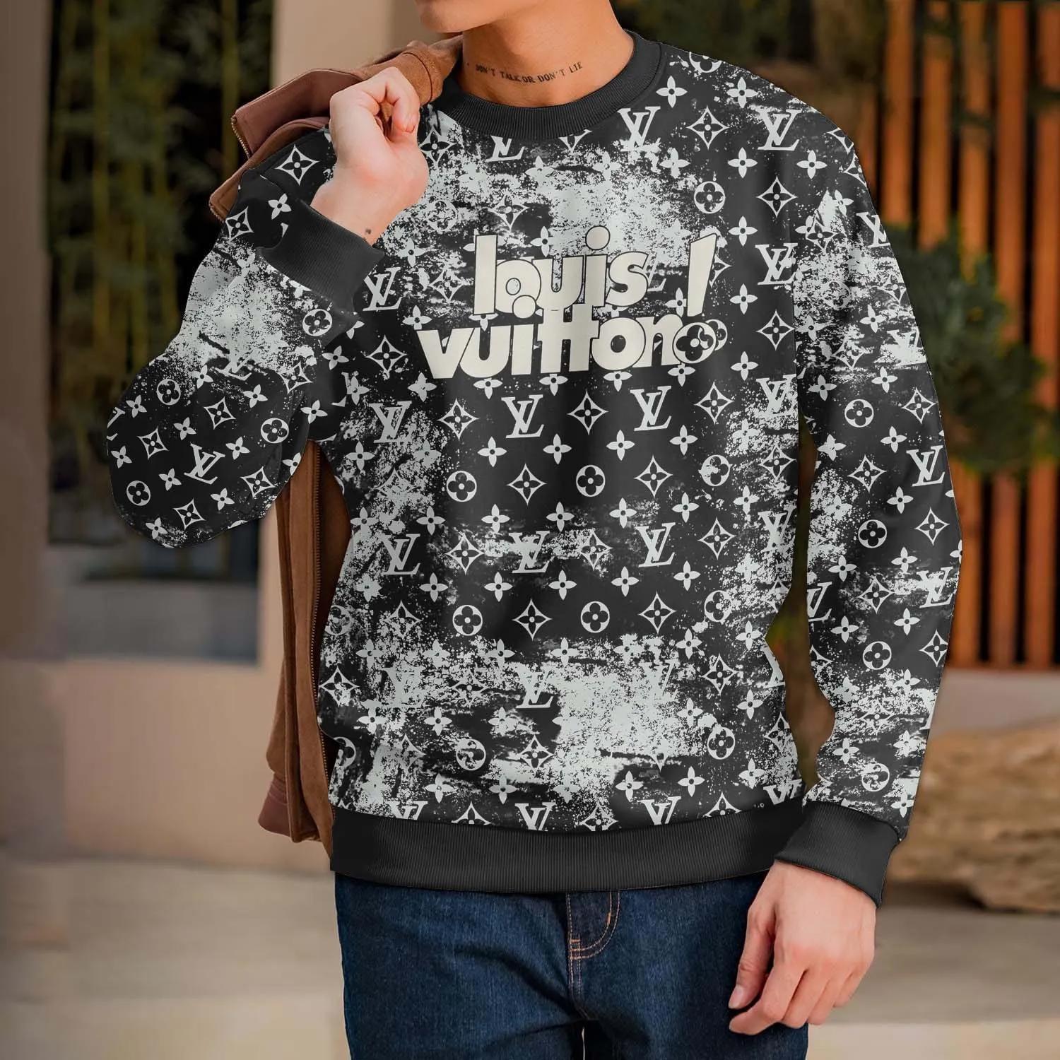 Louis Vuitton Statement Sweatshirt Edgy & Bold