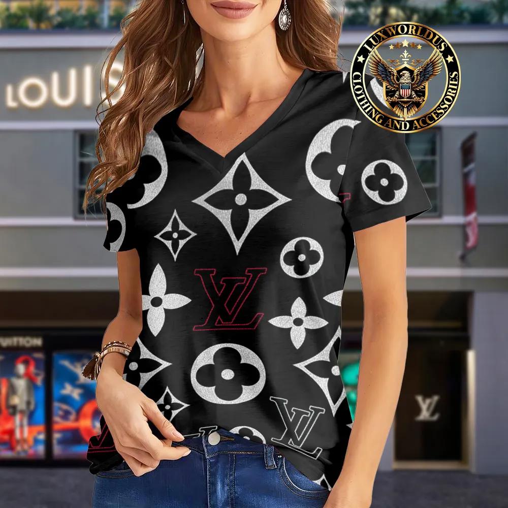 Louis Vuitton Statement Tee in Bold Prints