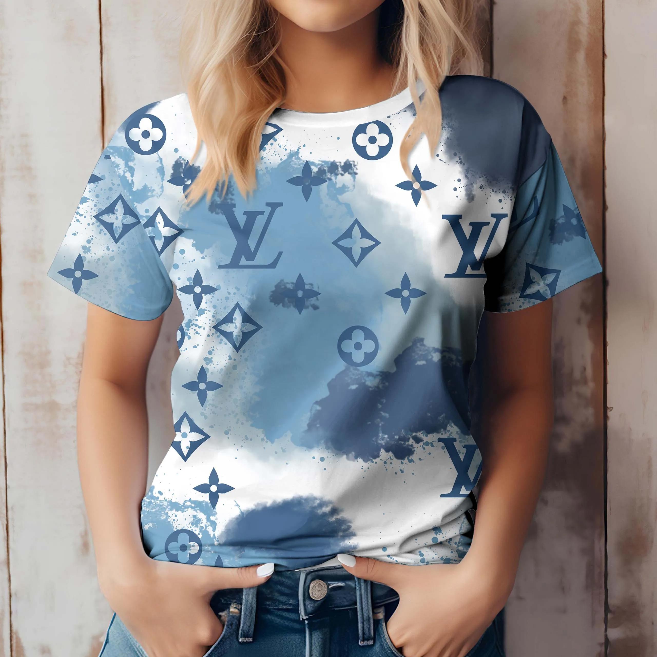 Louis Vuitton Statement Tie-Dye Tee