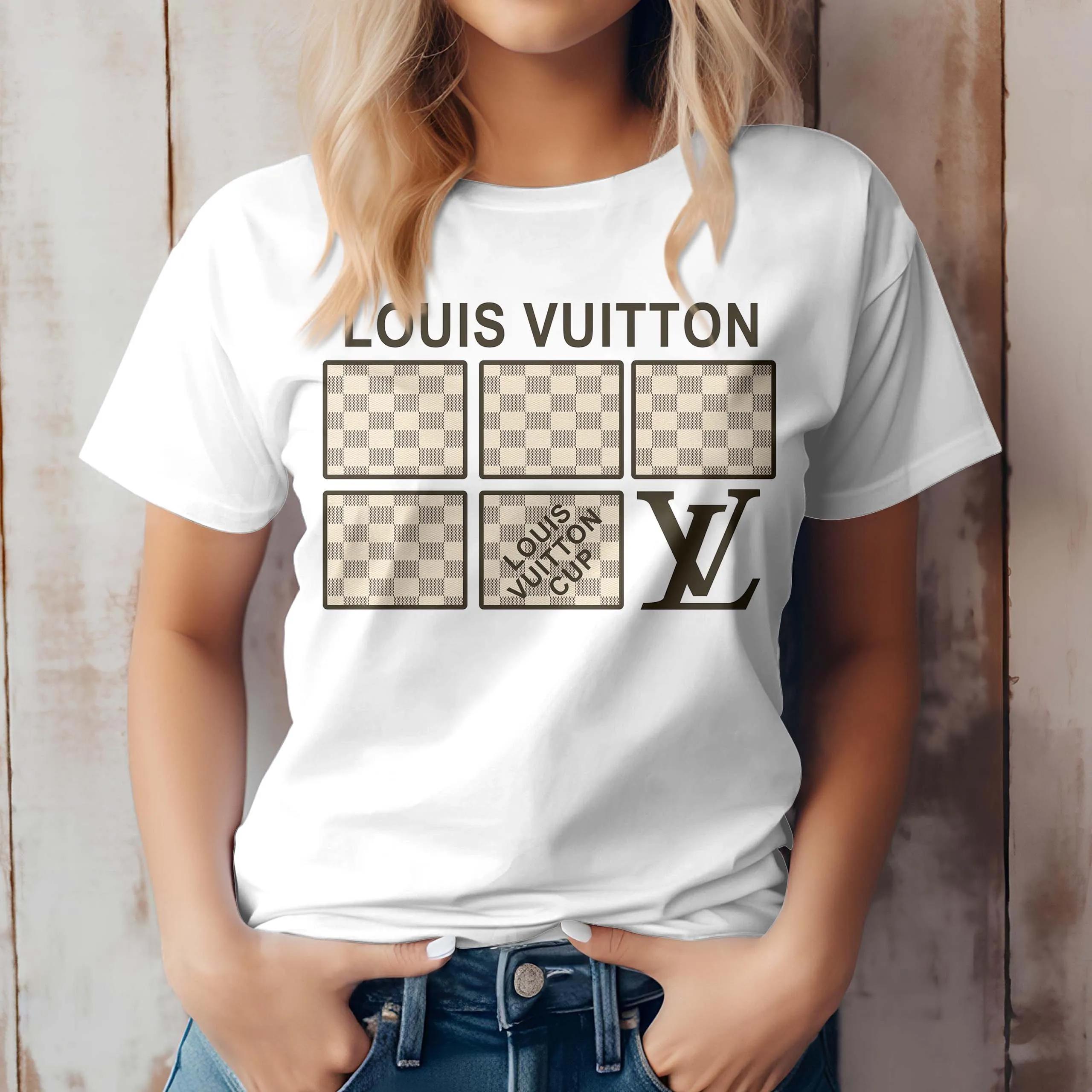 Louis Vuitton's Iconic Checkerboard Print T-Shirt