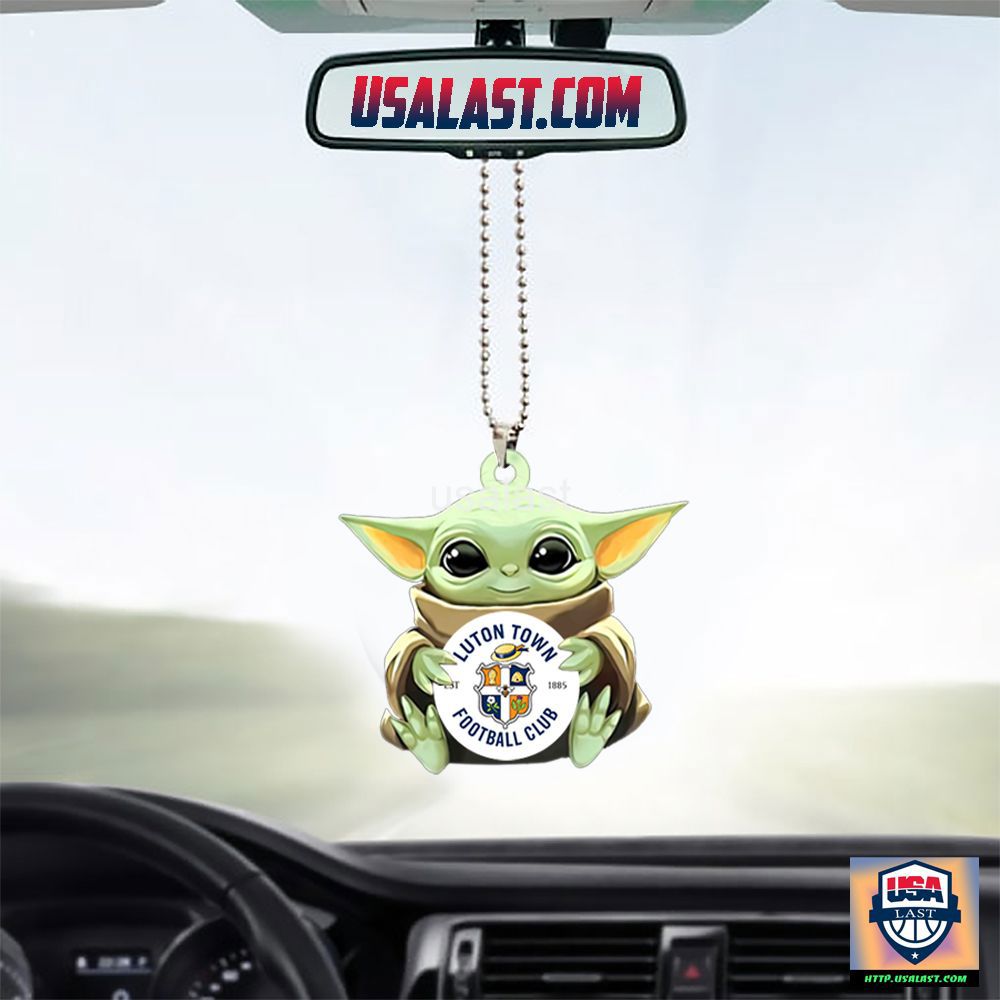 Luton Town Football Club Baby Yoda Charm Ornaments