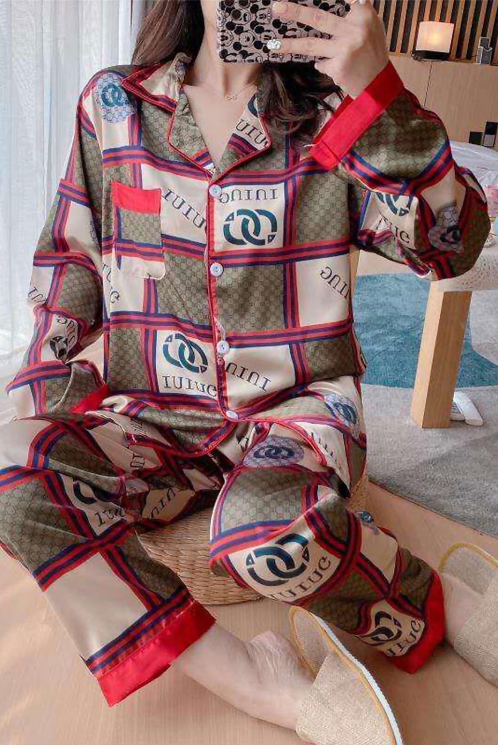 Luxe Print Statement Loungewear Set