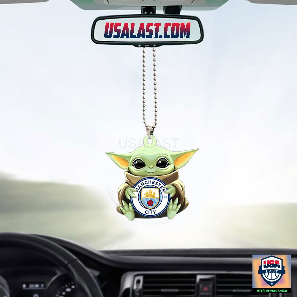 Manchester City Baby Yoda Charm Exclusive Ornament