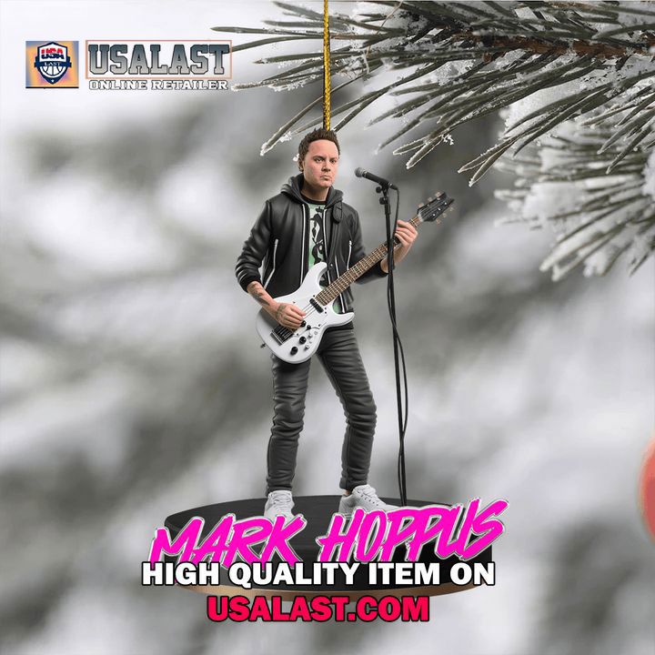 Mark Hoppus Iconic Guitarist Ornaments | USALAST.COM