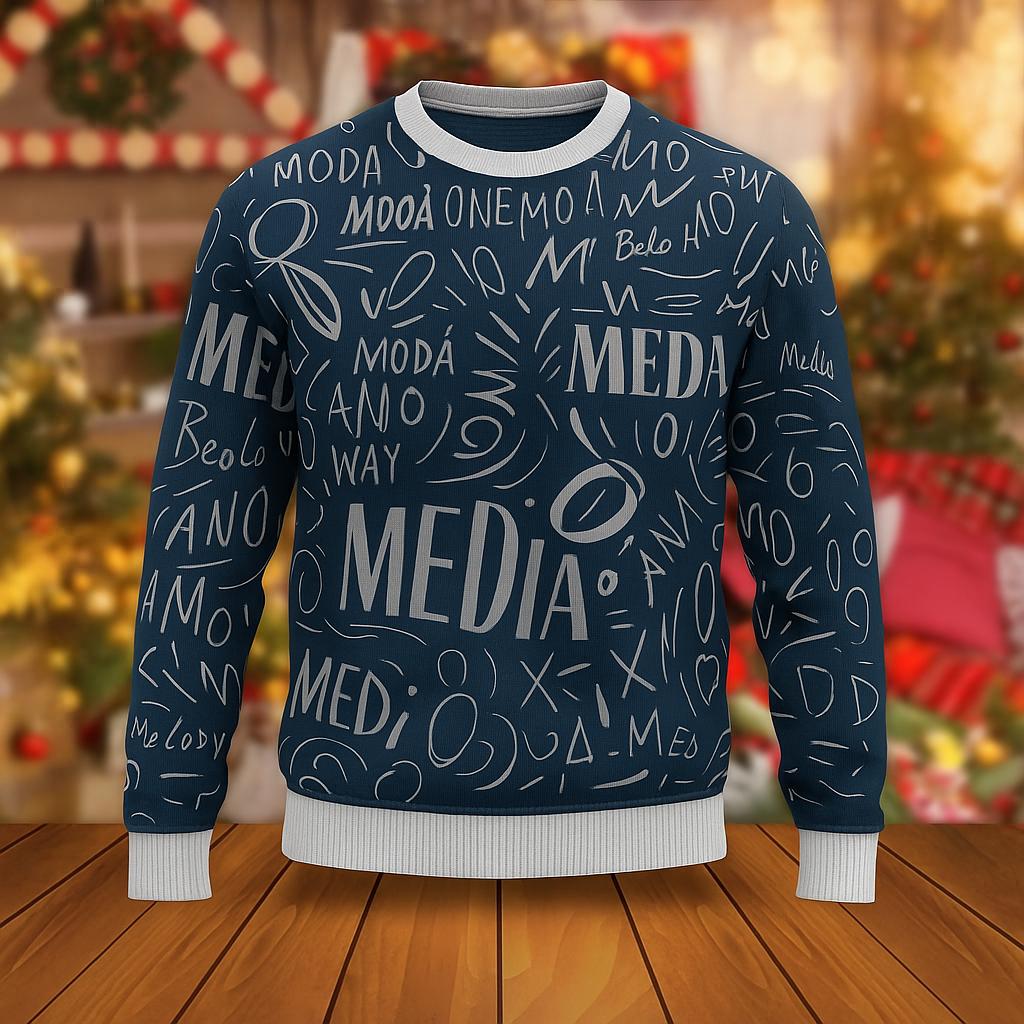Media Statement Sweater | Handcrafted Christmas Spirit
