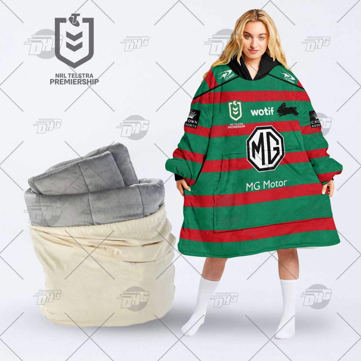 MG Motor x Oodie Rugby Hoodie Blanket