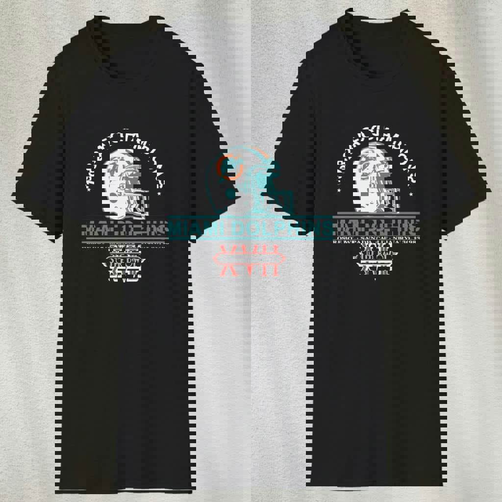 Miami Dolphins '82 AFC Champions T-Shirt 3D Statement Piece