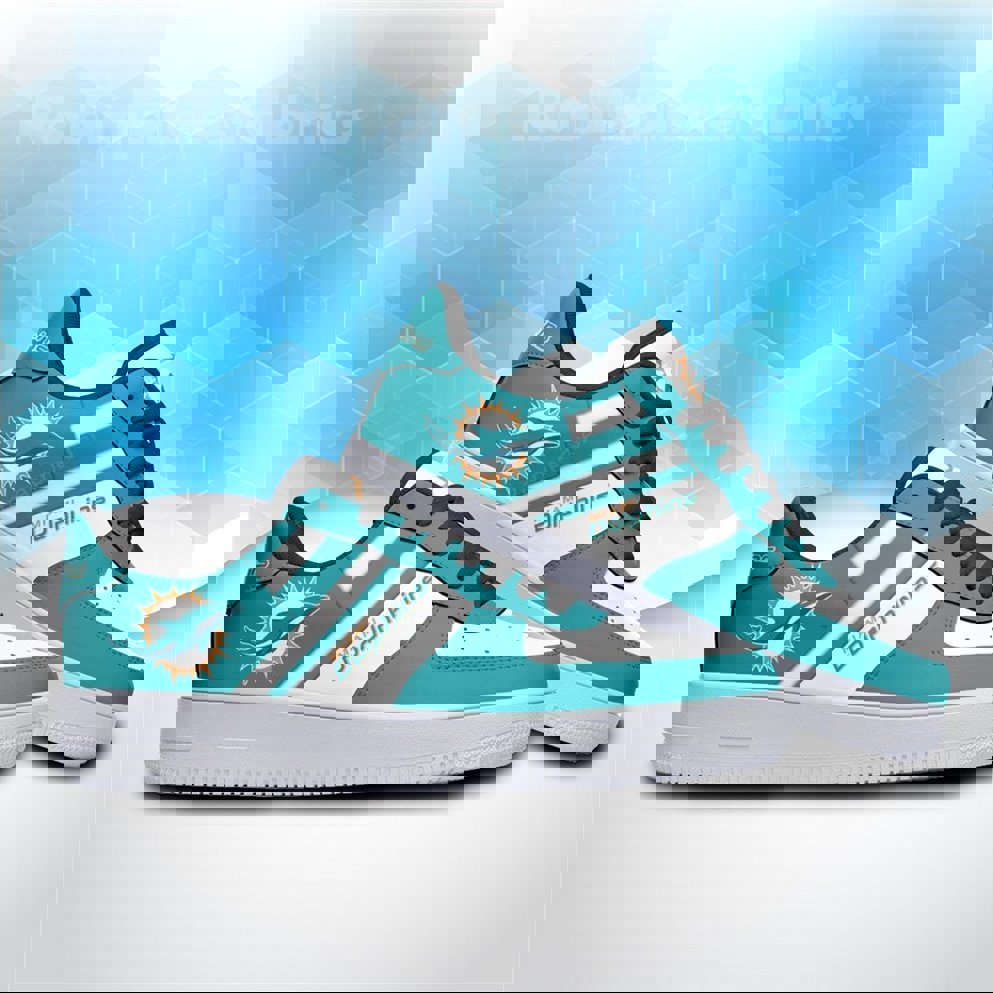 Miami Dolphins AF 1 Sneaker | Premium Handcrafted Luxury Edition
