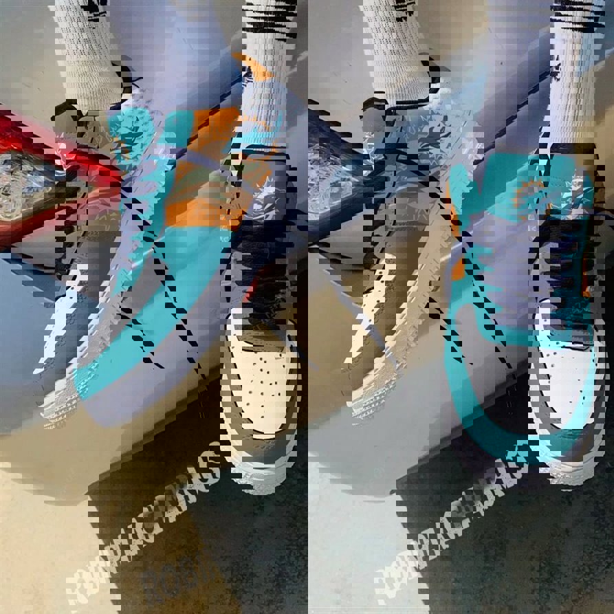 Miami Dolphins AF 1 Sneaker Statement Luxury Lifestyle Ad