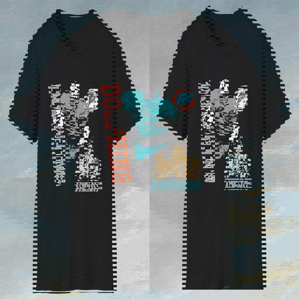 Miami Dolphins Defense Statement T-Shirt 3D