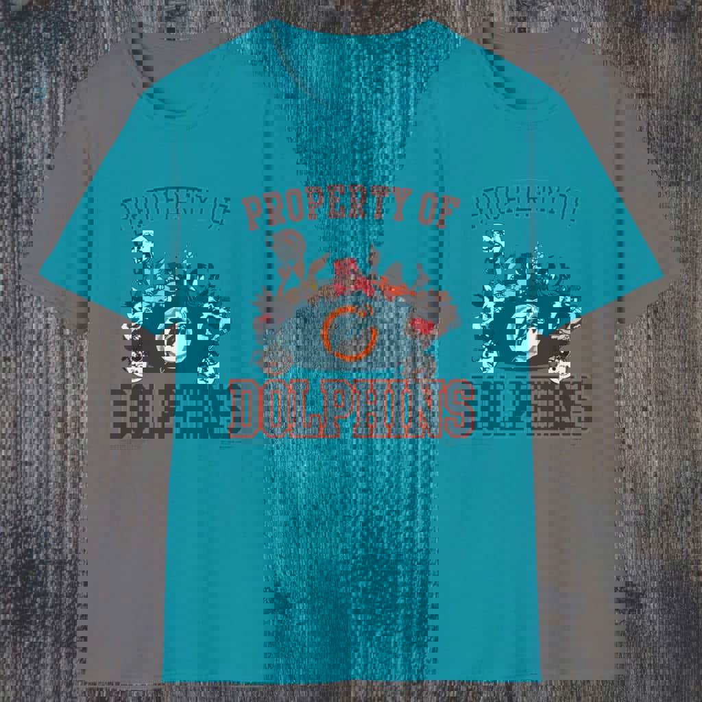 Miami Dolphins Looney Tunes x Varsity Tee