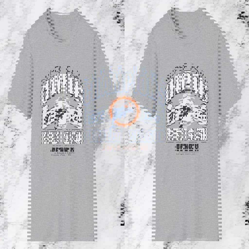 Miami Dolphins Super Bowl Champions T-Shirt 3D