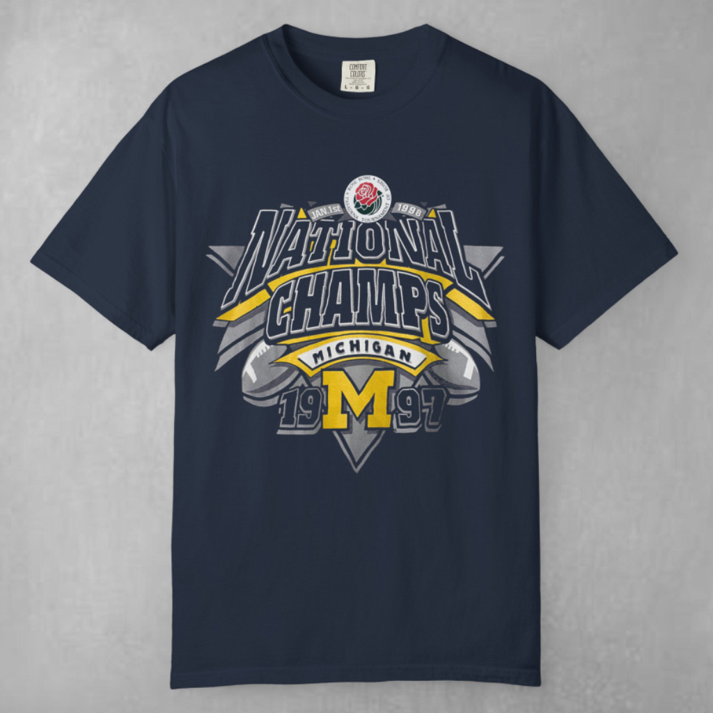 Michigan and Premium Statement T-Shirt 3D