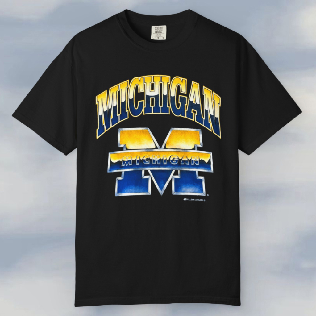 Michigan Classic Comfort Colors T-Shirt 3D