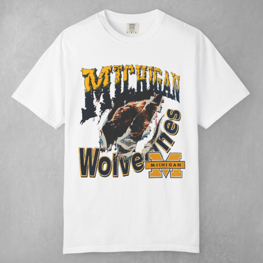 Michigan Wolverines Premium T-Shirt 3D | Bold Statement Design